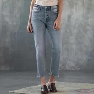 Sundance -Driftwood Women's Meg Gold Rush Straight Ankle Jeans - Size 30